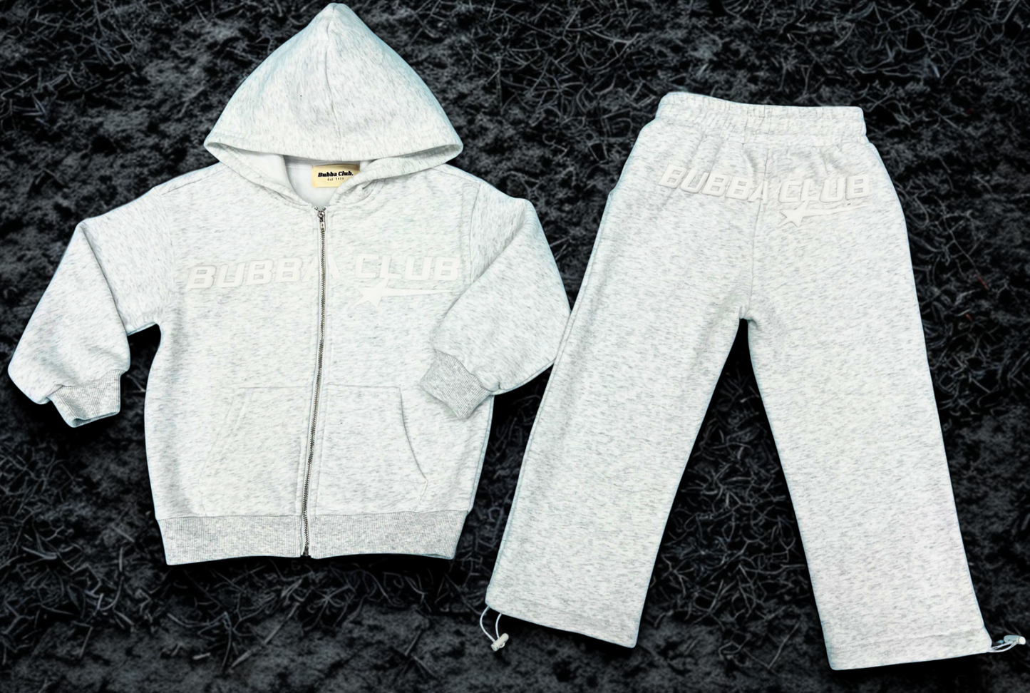Star Tracksuit - Grey Marle